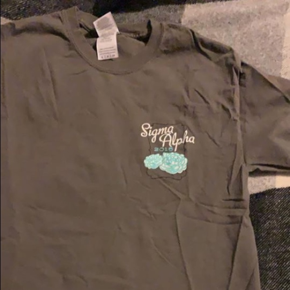 Gray, short sleeve, t-shirt